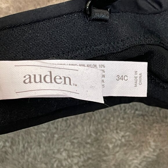 Auden Women Lightly Lined Convertible Strapless Underwired Classic Demi Bra 34C - Picture 8 of 10